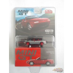 CHASE CAR Mini GT - 1:64 - Mazda Miata MX-5 (NA) Classic Rouge  - Mijo Exclusives USA -  MGT00288GR - Passion Diecast