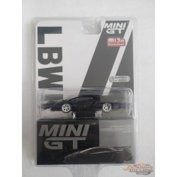 CHASE CAR Lamborghini LB-Silhouette WORKS Aventador GT EVO Noir Mat  - Mini GT - 1:64 - MGT00502GR