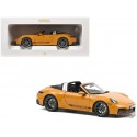 (Free shipping) Porsche 911 Targa 4 GTS 2025 Yellow Bahama - Norev - 1:18 - 187190