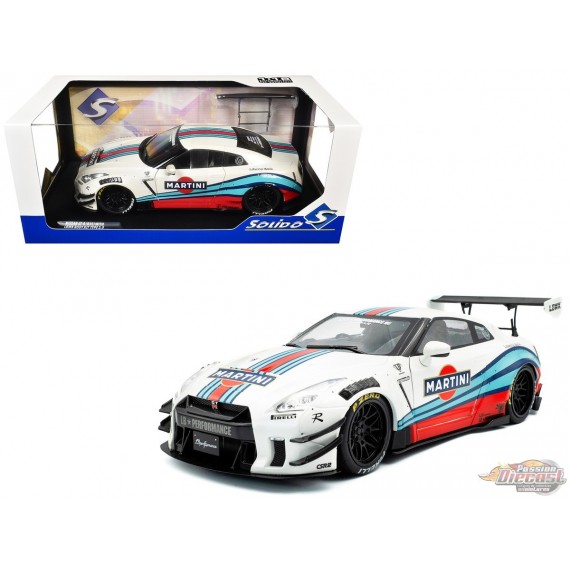 Nissan GT-R R35 LW Body Kit 2.0 Martini 2024 - Solido - 1/18 - S1805819 - Passion Diecast 