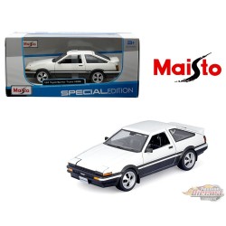 (Preorder) Toyota Sprinter Trueno AE86 - White/Black - Maisto 1/24 - 32916 WH