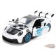 Porsche 911 GT3 RS (992) White with Blue Stripes and Carbon Top - Hyper-Spec -  Jada  1/24 - 36494 Passion diecast