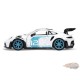 Porsche 911 GT3 RS (992) Blanche et bandes bleues et toit en carbone - Hyper-Spec -  Jada  1/24 - 36494 -  Passion diecast