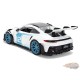 Porsche 911 GT3 RS (992) Blanche et bandes bleues et toit en carbone - Hyper-Spec -  Jada  1/24 - 36494 -  Passion diecast