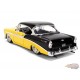 1956 Chevrolet Bel Air Yellow and Black - Bigtime Muscle - Jada 1/24 - 36648 Passion diecast