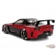 1995 Mazda RX-7 Widebody VeilSide - Black and Red Metallic - JDM Tuners - Jada 1/24 - 37646 Passion diecast