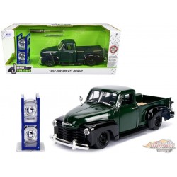 1953 Chevrolet 3100 Pickup Truck Green with Extra Wheels - Just Trucks - Jada 1/24 - 30521 Passion diecast