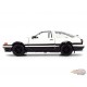 Toyota Trueno (AE86) White and Black with Graphics and Takumi Figure Initial D - Hollywood Rides - Jada 1/24 - 34501