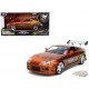 Toyota Supra Orange Color Brush Finish - 25 Years of Fast & Furious Anniversary - Jada 1/24 - 37703 Passion Diecast