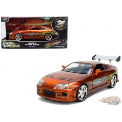 (Preorder) Toyota Supra Orange Color Brush Finish - 25 Years of Fast & Furious Anniversary - Jada 1/24 - 37703
