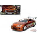 (Preorder) Toyota Supra Orange fini brossé - 25e anniversaire Fast & Furious -  Jada 1/24 - 37703