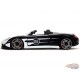 Porsche Carrera GT Convertible Black with White Graphics - Hyper-Spec - Jada 1/24 - 35490 Passion Diecast