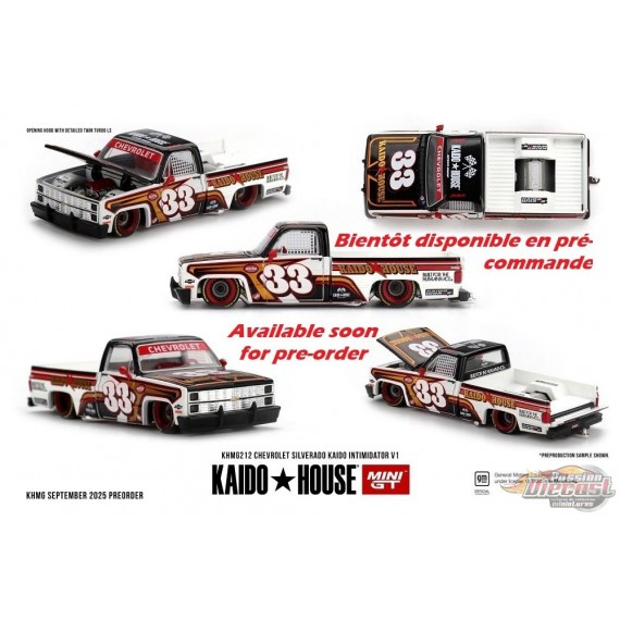Chevrolet Silverado KAIDO Intimidator V1 - Mini GT & Kaido★House 1/64 - KHMG212 Passion Diecast