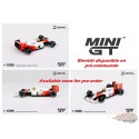 (Preorder) McLaren MP4/4 No.12 Ayrton Senna Vainqueur du Grand Prix du Japon 1988 - Mini GT - 1:64 - MGT01099-BL