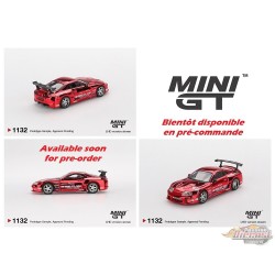 Toyota Supra (A80) Top Secret GT-300 Top Secret - Red Chrome - Mini GT - 1:64 - MGT01132 Passion Diecast
