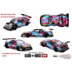 Nissan Silvia S13-R Kaido Splash V1 - Mini GT & Kaido★House 1/64 - KHMG284 Passion Diecast
