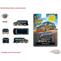(Preorder) 1995 Chevrolet Astro Van - Black with Flames - M2 Machine - 1:64 - 31500-HS83