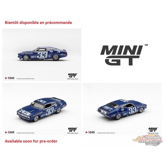 Ford XB Falcon GT - 1974 Bathurst 1000 - Australia Exclusive - Mini GT - 1:64 - MGT01243 Passion Diecast