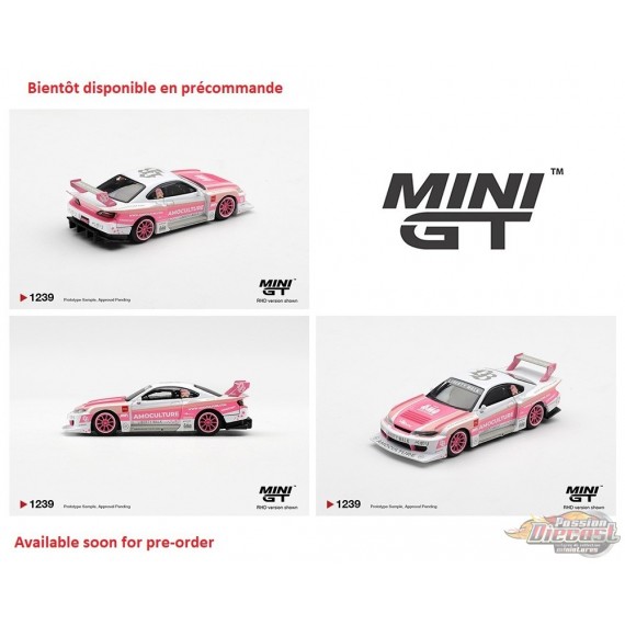 Nissan Silvia (S15) LB-Super Silhouette AMOCULTURE - Mini GT - 1:64 - MGT01239 Passion Diecast