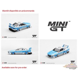 Nissan Skyline GT-R (R32) LBWK Kaido Works AMOCULTURE - Mini GT - 1:64 - MGT01238 Passion Diecast