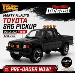 Marty McFly’s Toyota SR5 Pickup Noir 202 1985 - 1/18 - OT481B