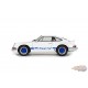PORSCHE 911 RSR BLANC & BANDES CARRERA BLEUES 1973 - Solido - 1/18 - S1801119 - Passion Diecast