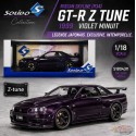 (Preorder) Nissan Skyline (R34) GT-R Z Tune 1999 Midnight Purple - Solido - 1/18 - S1804311
