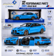 BMW M3 Performance Parts 2024 Beach Blue - Solido - 1/18 - S1814303 - Passion Diecast 