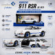 PORSCHE 911 RSR BLANC & BANDES CARRERA BLEUES 1973 - Solido - 1/18 - S1801119 - Passion Diecast