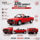 BMW 325i Convertible Bright Red 308 1986 - 1/18 - OT1194 Passion Diecast 