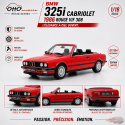 (Preorder)(Free shipping) BMW 325i Cabriolet Rouge vif 308 1986 - 1/18 - OT1194