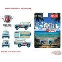 (Preorder) GMC Jimmy Sierra 4×4 Custom 1975 avec planche de surf - Turquoise - M2 Machine - 1:64 - 31500-HS86