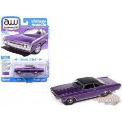 1971 Plymouth Fury III En Violet - 2025 Premium Release 3 Version B - Auto World - 1/64 - AW64522 B A