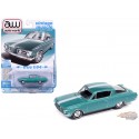 Plymouth Barracuda 1965 Turquoise & bande blanc - 2025 Premium Release 3 Version A - Auto World - 1/64 - AWSP207 A