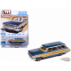 1964 Ford Country Squire Guardsman Blue & bois - 2025 Premium Release 3 Version A - Auto World - 1/64 - AW64522 A B