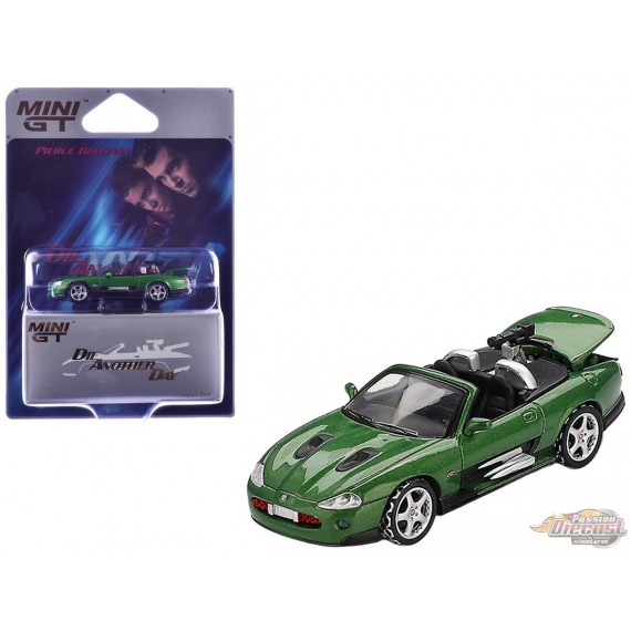  Jaguar XKR James Bond Die Another Day - English Packaging - Mini GT - 1:64 - MGT00908-007E Passion Diecast