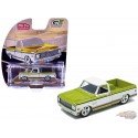 1972 Chevrolet C-10 Short Bed Custom - Mustard Yellow with White Two-Tone - Greenlight 1/64 - GL-1352002