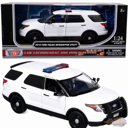 Ford Police Interceptor Utility 2015 avec barre lumineuse - Forces de l'ordre - Motormax 1/24 - 76959 Passion Diecast