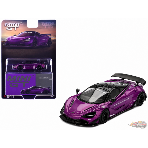 McLaren 720S LB★Works Violet - Mini GT - 1:64 - MGT00841 Passion Diecast