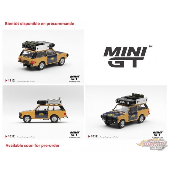 Range Rover 1981 Camel Trophy Sumatra H.Fischer & W.Bays - Mini GT - 1:64 - MGT01312 Passion Diecast