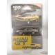CHASE CAR Ford Mustang Mach 1 - Jaune Grabber - Mini GT - 1:64 - MGT01139GR Passion Diecast