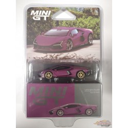 CHASE CAR Lamborghini Revuelto Viola 30e - Violet Mat - Mini GT - 1:64 - MGT01121GR Passion Diecast