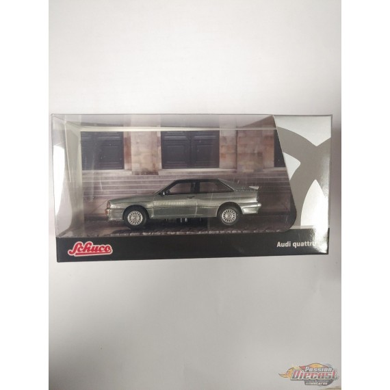 CHASE CAR Audi Quattro - Argent - Tarmac Works - 1/64 - T64S-025-SLGR Passion Diecast