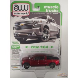 CHASE CAR 2019 Chevy Silverado High Country Silver Ice - 2026 Premium Release 1 Version B - Auto World - 1/64 -  AWSP215 BGR