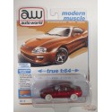 CHASE CAR Toyota Supra 1998 Sedona Sunset Metallic - 2025 Premium Release 3 Version A - Auto World - 1/64 - AWSP209 GRA