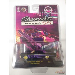 CHASE CAR 1964 Chevrolet Impala SS 409 Convertible - Noir - M2 Machine - 1:64 - 31500-HS75GR