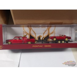 CHASE CAR 1977 GMC Sierra 3500 - Custom & 1977 Pontiac Firebird Trans Am - M2 1/64 - 36000-96 CGR