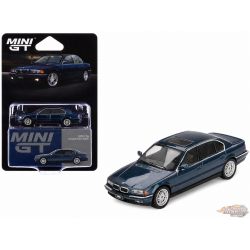 BMW 750IL Sorrento Blue Metallic - Mini GT - 1:64 - MGT00894 Passion Diecast