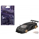 (Max 2 par client)  LB-WORKS Lamborghini Aventador Limited Edition - Matte Noir - Mini GT - 1:64 - MGT01087