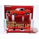 Élévateur à quatre colonnes en Rouge et blanc - Greenlight - 1/18 - 12888 - Passion Diecast 